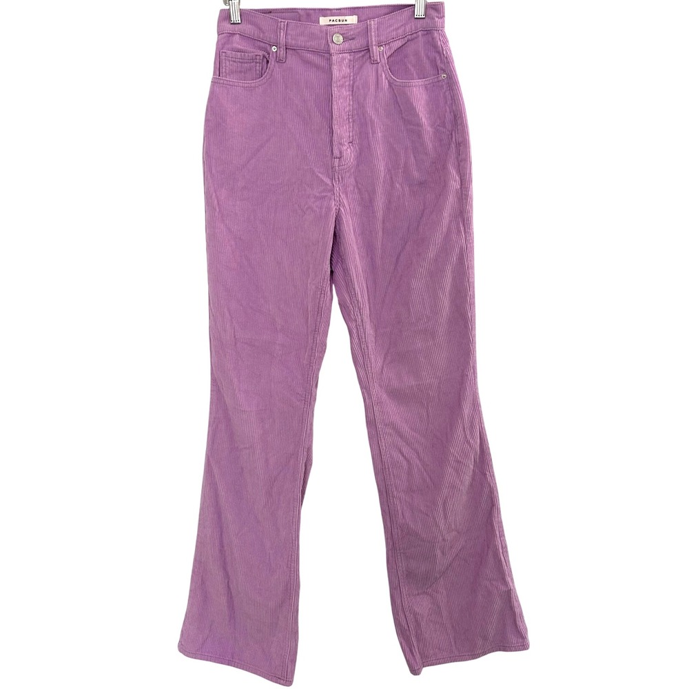 Pacsun‎ High Rise Bootcut Button Fly Corduroy Pants Women's Size 27
